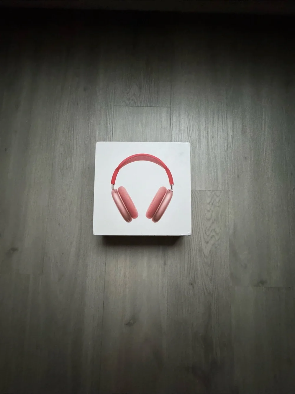 Apple Over-Ear Headphones in Red and Pink